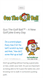 Mobile Screenshot of gusthegolfball.com